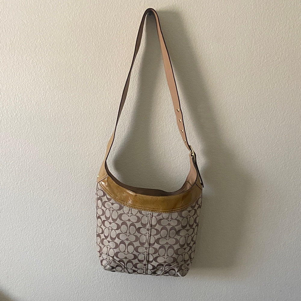 Y2K COACH Signature Crossbody Bag